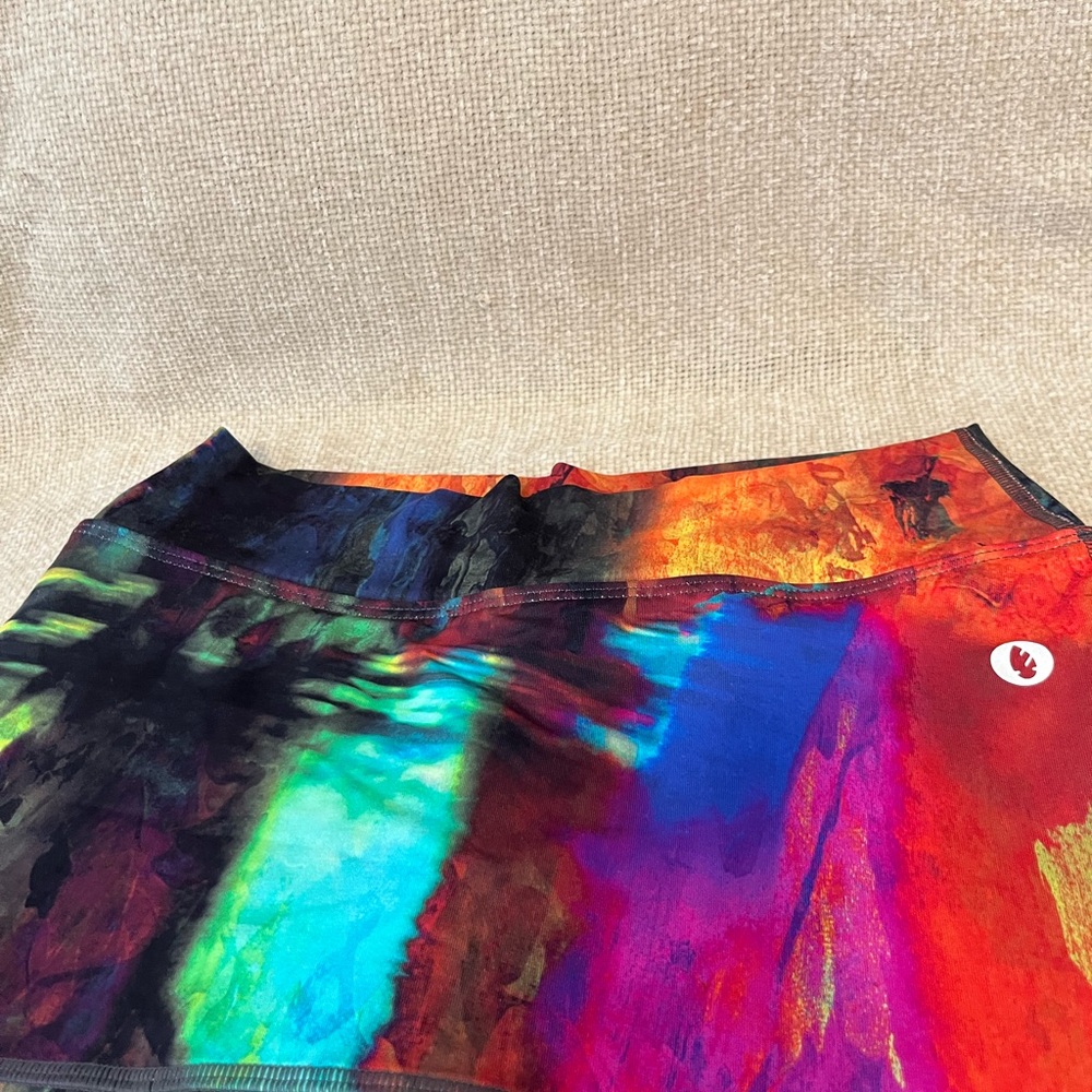 Vibrant Multicolor Ruffle Skort - Picture 3 of 7